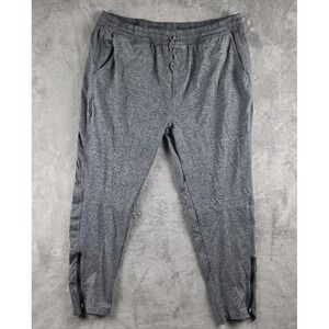 Municipal Gray Jogger Activewear Pants Mens XL Polyester Pockets‎ 26" Inseam